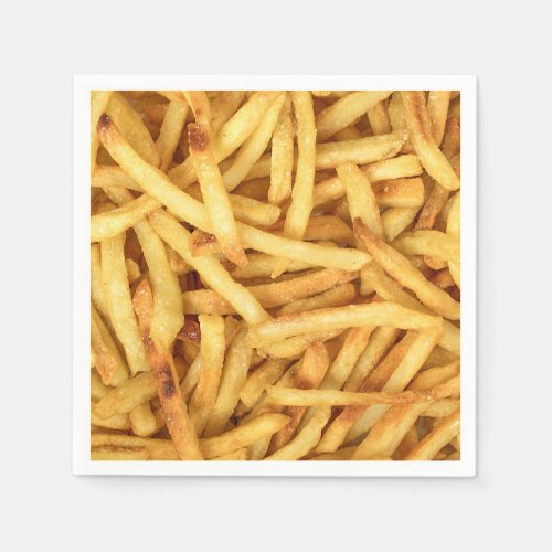 Golden French Fries Napkins
