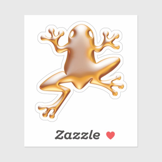Golden Frog Sticker (Sheet)