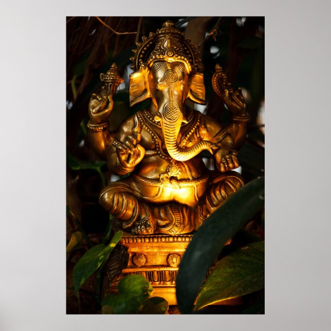 golden ganesha poster (Front)