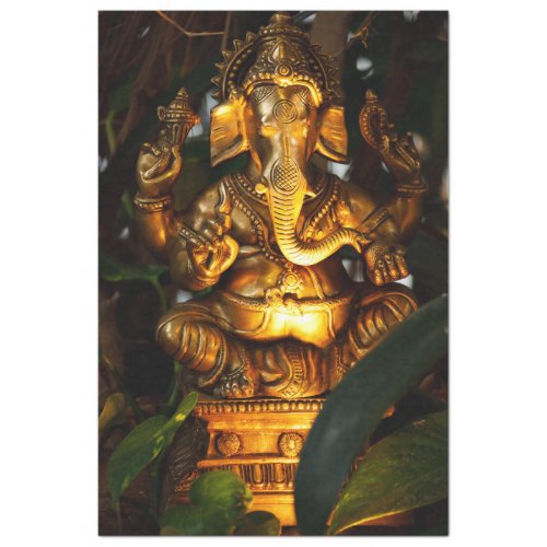 golden ganesha tissue paper