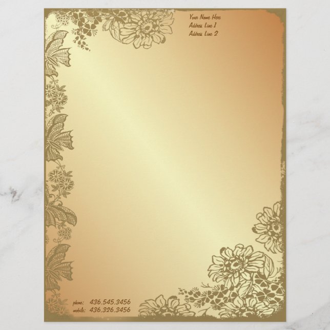 Golden Garden Letterhead (Front)