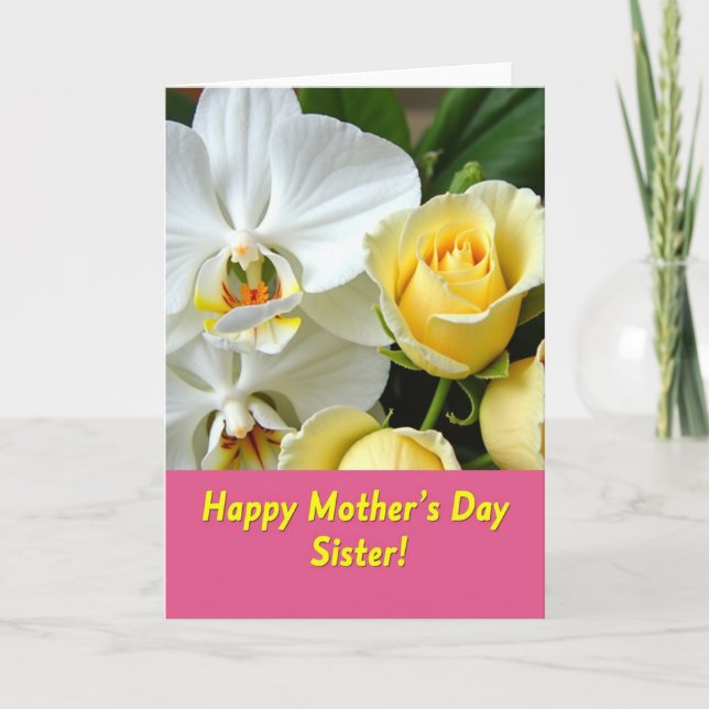 Golden Garden Mothers Day Card (Front)