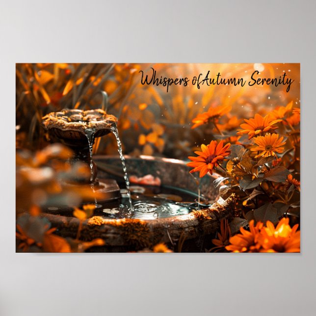 Golden Garden Splendor Poster (Front)