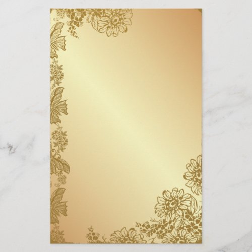 Golden Garden Stationery