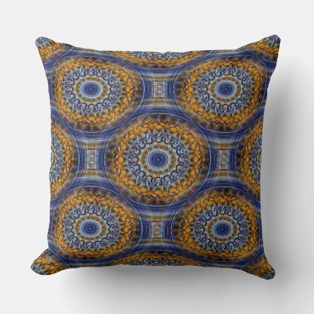 Golden Garden..... Throw Pillow (Front)
