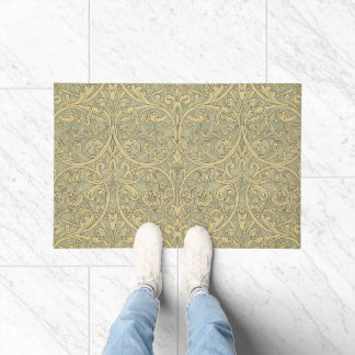 Golden Garden William Morris–style pattern Doormat