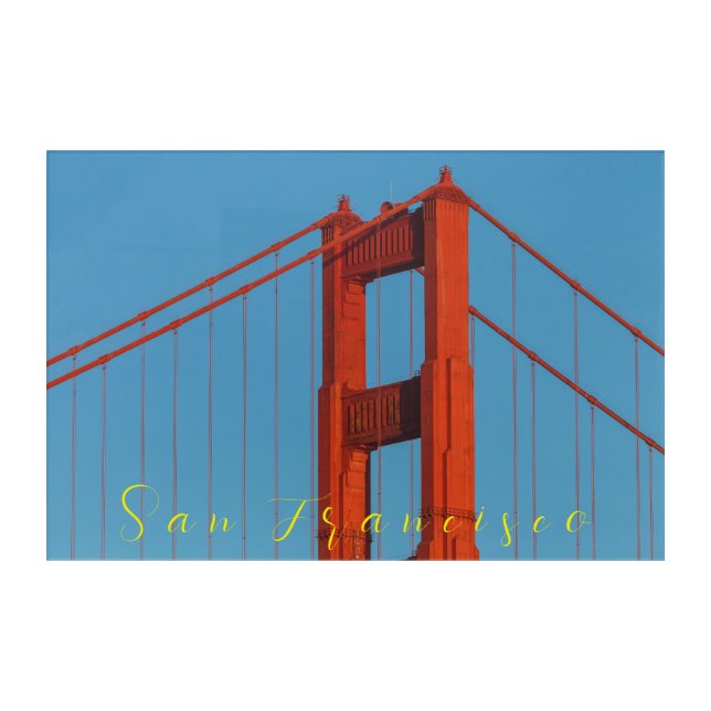 Golden Gate  Acrylic Print (Front)