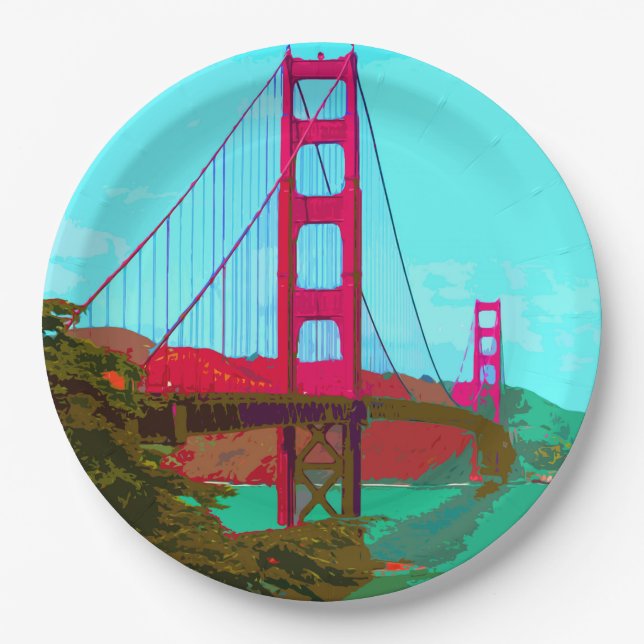 Golden_Gate_Bridge_2015_0422 Paper Plates (Front)
