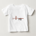 Golden Gate Bridge: 3d Model: Baby T-shirt at Zazzle