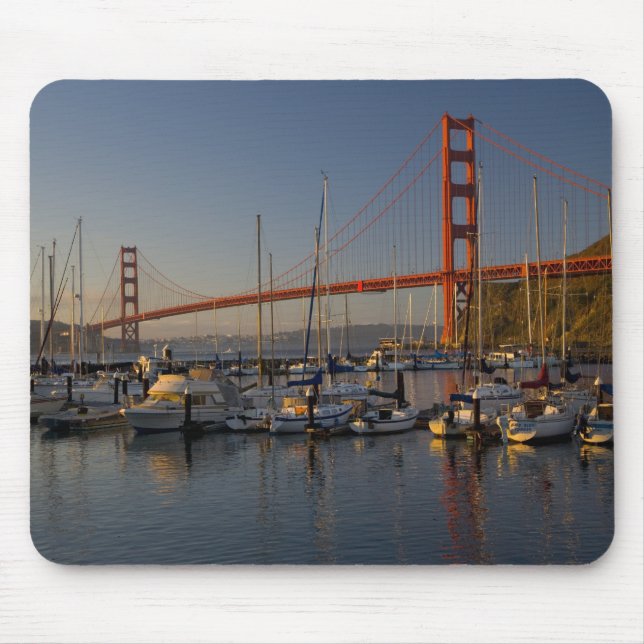 Golden Gate Bridge and San Francisco 4 Mouse Pad (Front)