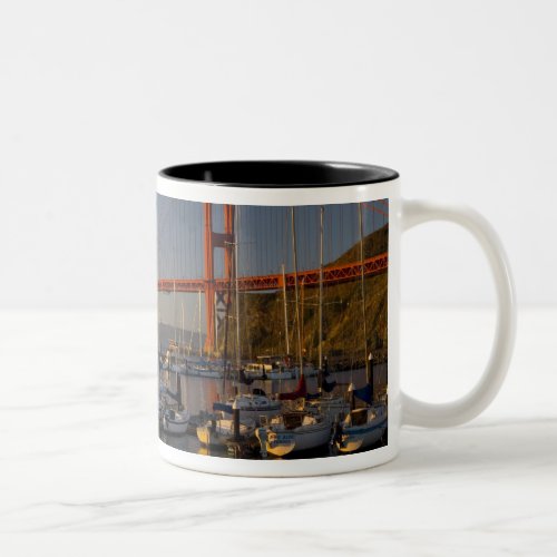 Golden Gate Bridge and San Francisco 4 Two_Tone Coffee Mug