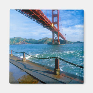 Golden Gate bridge and San Francisco Bay Magnet