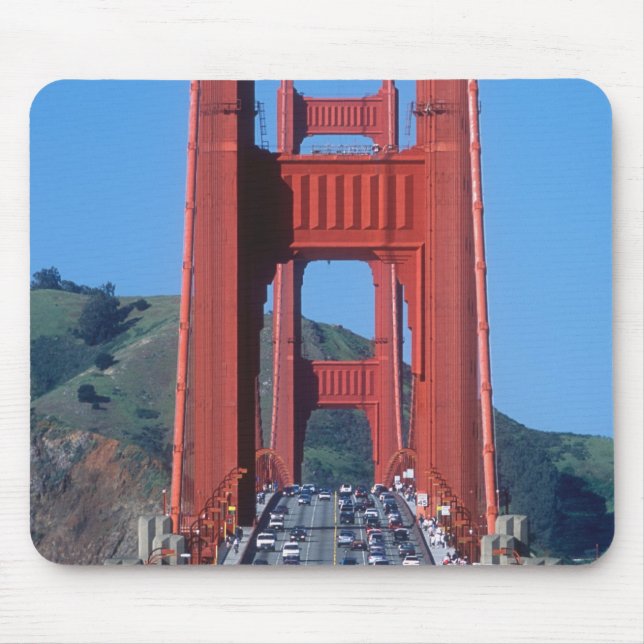 Golden Gate bridge and San Francisco Bay Mouse Pad (Front)