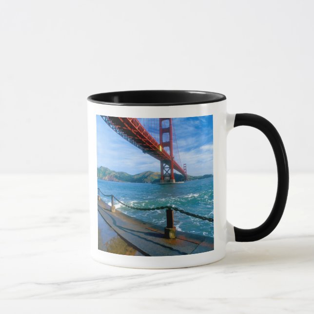 Golden Gate bridge and San Francisco Bay Mug (Right)