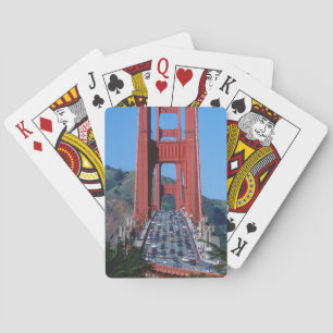 Golden Gate bridge and San Francisco Bay Poker Cards