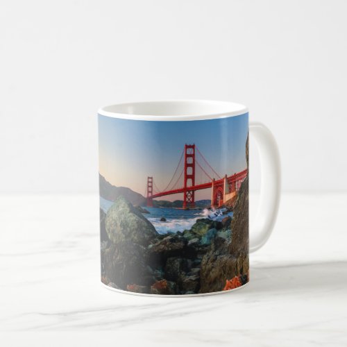 Golden Gate Bridge at Dusk  San Francisco Coffee Mug