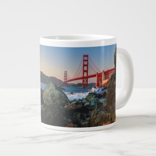 Golden Gate Bridge at Dusk  San Francisco Giant Coffee Mug