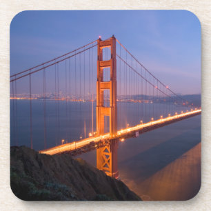 Golden Gate Bridge at Sunset Beverage Coaster