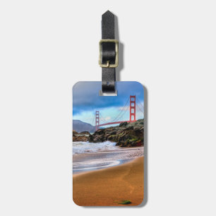 Golden Gate Bridge at sunset Luggage Tag
