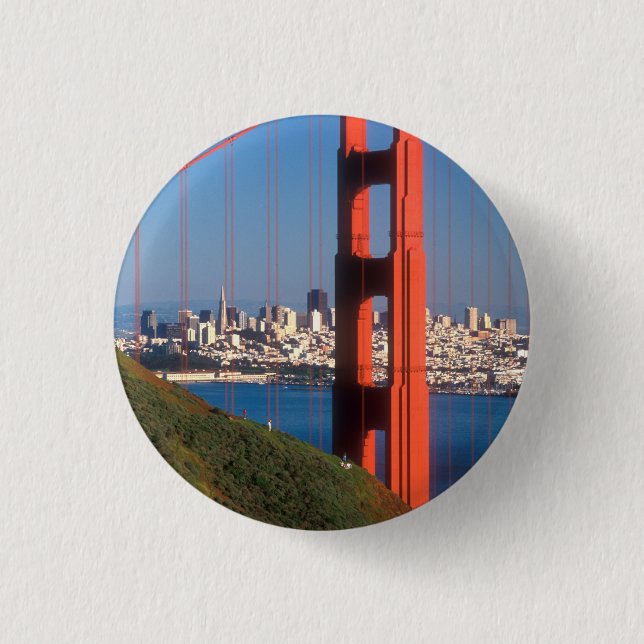 Golden Gate Bridge Button (Front)