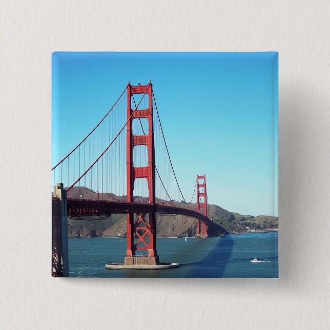 Golden Gate Bridge Button (Front)