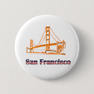 Golden Gate Bridge Button