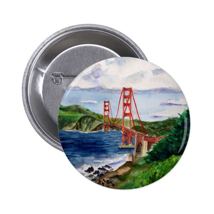 Golden Gate Bridge Button