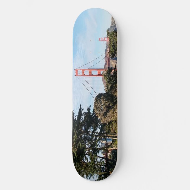Golden Gate Bridge, California CA Skateboard Deck (Front)