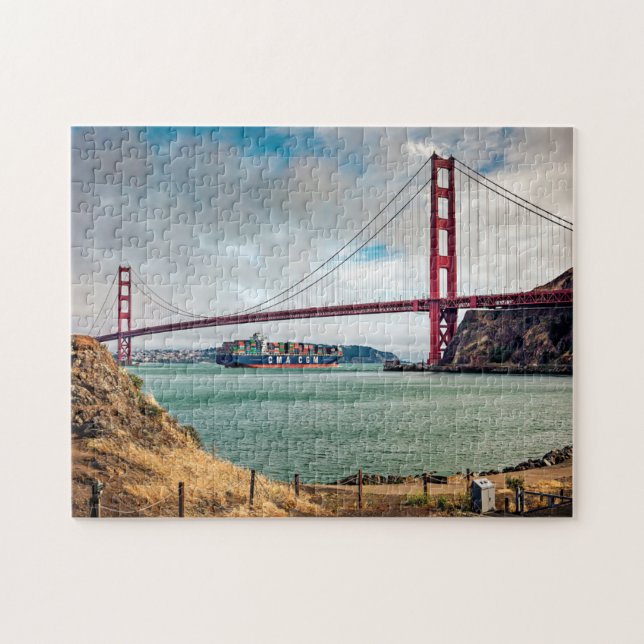 Golden Gate Bridge California. Jigsaw Puzzle (Horizontal)