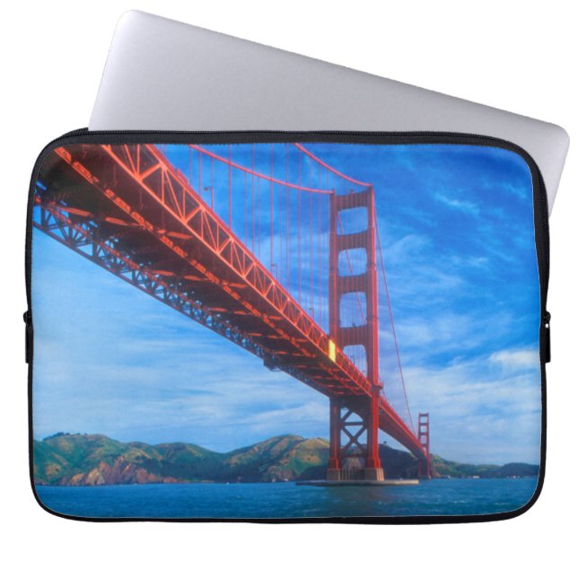 Golden Gate Bridge, California Laptop Sleeve (Front)