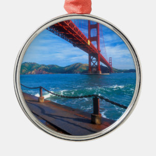 Golden Gate Bridge, California Metal Ornament