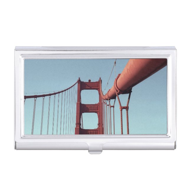 Golden Gate Bridge, California Photo Case For Business Cards (Front)