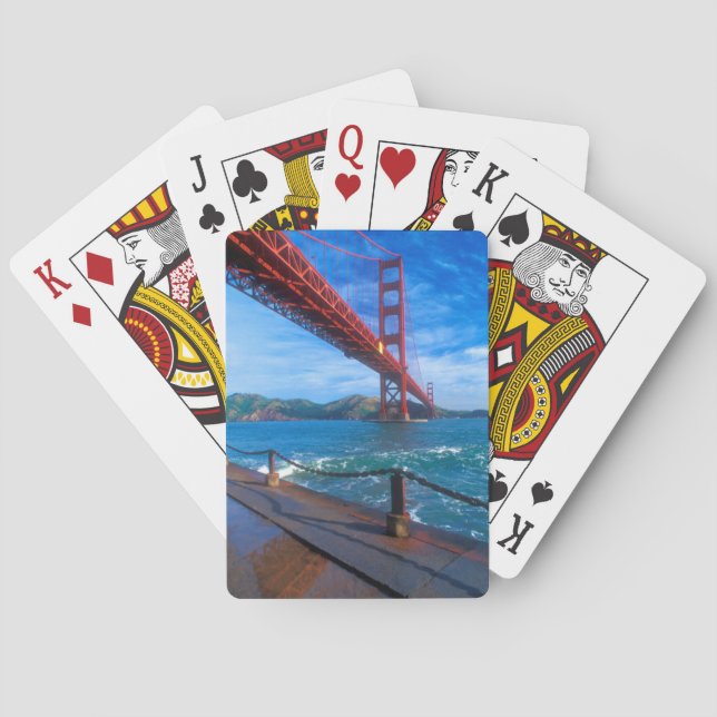 Golden Gate Bridge, California Poker Cards (Back)