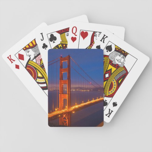 Golden Gate Bridge California Poker Cards
