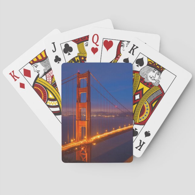 Golden Gate Bridge, California Poker Cards (Back)