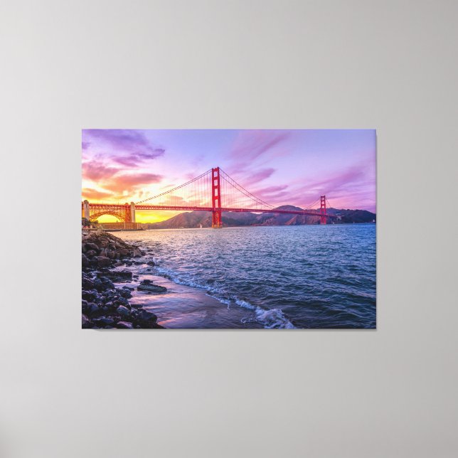 Golden Gate Bridge Canvas Print (Front)