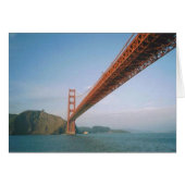 Golden Gate Bridge Card (Front Horizontal)