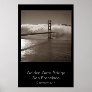 Golden Gate Bridge Dec 2015 #1 Poster