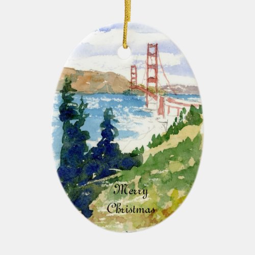 Golden Gate Bridge Double_Sided Ornament
