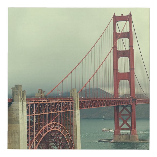 Golden Gate Bridge Faux Canvas Print (Front)