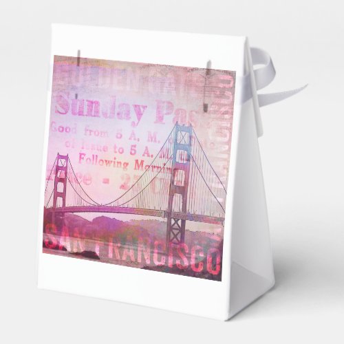 Golden Gate Bridge Favor Boxes