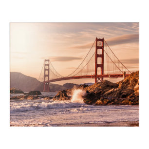 Golden Gate Bridge from Baker Beach Acrylic Print
