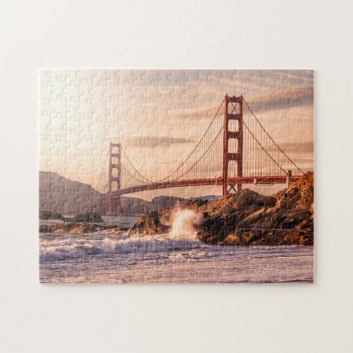 Golden Gate Bridge from Baker Beach Jigsaw Puzzle