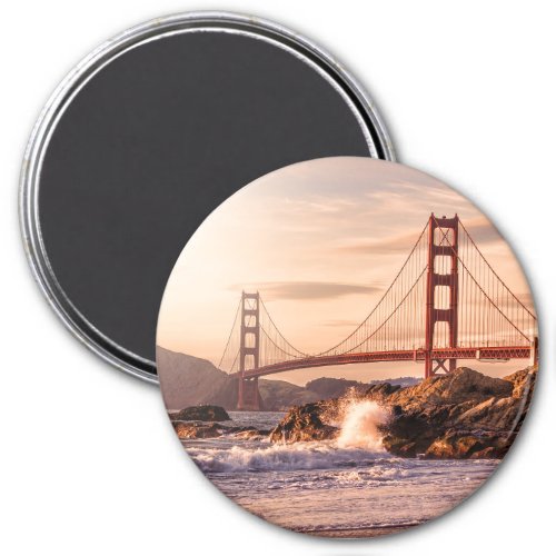 Golden Gate Bridge from Baker Beach Magnet
