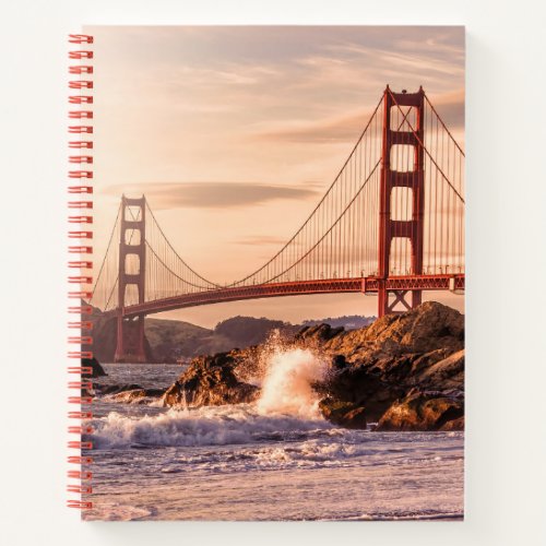 Golden Gate Bridge from Baker Beach Notebook