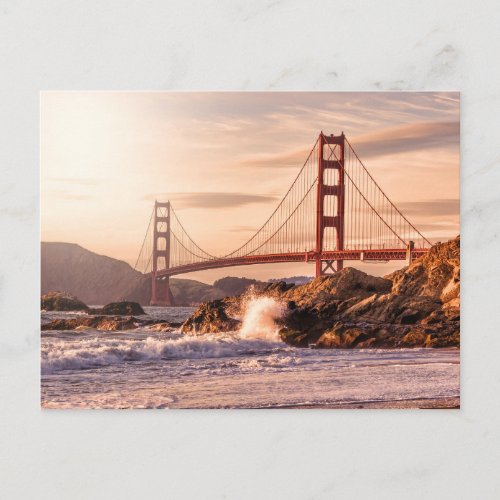 Golden Gate Bridge from Baker Beach Postcard