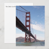 Golden Gate Bridge From Fort Point Post card (Front/Back)