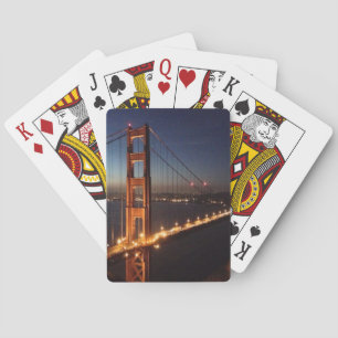 Golden Gate Bridge from Marin headlands Poker Cards