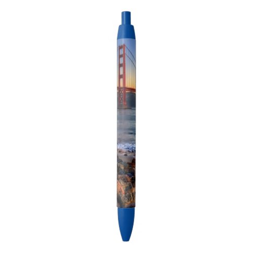 Golden Gate Bridge from San Francisco bay trail Black Ink Pen