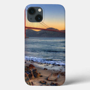 Golden Gate Bridge from San Francisco bay trail. iPhone 13 Case